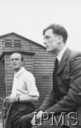 1940-1941, Wielka Brytania.
Dywizjon 303, por. Bolesław Gładych i ppor. Stanisław Juszczak.
Fot. NN, Instytut Polski i Muzeum im. gen. Sikorskiego w Londynie