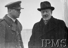 1942, Wielka Brytania.
Mjr Stefan Witorzeńć i gen. Lucjan Żeligowski.
Fot. NN, Instytut Polski i Muzeum im. gen. Sikorskiego w Londynie