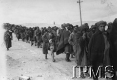 1941, Aleksandria, Egipt.
Włoscy jeńcy pod strażą polskich żołnierzy.
Fot. NN, Instytut Polski i Muzeum im. gen. Sikorskiego w Londynie [kolekcja mjr Mieczysława Młotka].