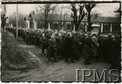24.03.1940, Targoviste, Rumunia.
Obóz dla internowanych żołnierzy Wojska Polskiego. Rekolekcje.
Fot. kpt. Płochecki, Instytut Polski i Muzeum im. gen. Sikorskiego w Londynie.