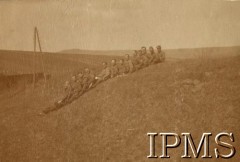 1919, brak miejsca.
Wojna polsko-ukraińska. Załoga pociągu pancernego P.P.3. 