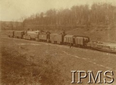 1919, brak miejsca.
Wojna polsko-ukraińska. Pociąg pancerny P.P.3. 