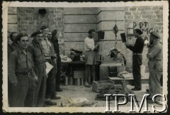 1945-1946, Włochy.
3 Batalion Strzelców Karpackich. Podpis oryginalny: 
