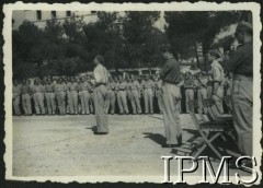 1945-1946, Włochy.
Żołnierze 3 Batalion Strzelców Karpackich.
Fot. NN, Instytut Polski i Muzeum im. gen. Sikorskiego w Londynie [album 11 - 3 Batalion Strzelców Karpackich].