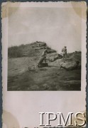 Sierpień 1945, Grottammare, Włochy.
Żołnierze 8 Batalionu Strzelców Karpackich na strzelnicy w górach.
Fot. NN, Instytut Polski i Muzeum im. gen. Sikorskiego w Londynie, [album 181 - 8 Baon 3 DSK 1945].