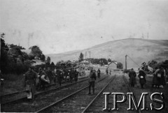 Lato 1940, Wielka Brytania.
Polscy żołnierze ewakuowani z Francji.
Fot. NN, Instytut Polski i Muzeum im. gen. Sikorskiego w Londynie [album 209 - 9 Pułk Ułanów Małopolskich].