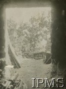 1914-1917, prowincja Trydent, północne Włochy.
Stanowisko karabinu maszynowego.
Fot. NN, Instytut Polski i Muzeum im. gen. Sikorskiego w Londynie [album nr 287 z wojny 1914-1917 - front włoski].