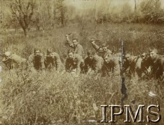 1914-1917, prowincja Trydent, północne Włochy.
Patrol szturmowy podporucznika Hinterholzla.
Fot. NN, Instytut Polski i Muzeum im. gen. Sikorskiego w Londynie [album nr 287 z wojny 1914-1917 - front włoski].