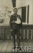 1914-1917, Besenello, prowincja Trydent, północne Włochy
Podchorąży Rudnicki w szpitalu polowym.
Fot. NN, Instytut Polski i Muzeum im. gen. Sikorskiego w Londynie [album nr 287 z wojny 1914-1917 - front włoski].