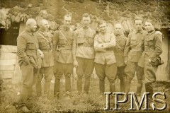Przed 1939, Polska.
Grupa kawalerzystów.
Fot. NN, Instytut Polski i Muzeum im. gen. Sikorskiego w Londynie [album 370 - 5 i 7 Pułk Strzelców Konnych; Żebrowski]