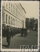 Lata 30., Lwów, Polska.
Uroczystość w Korpusie Kadetów Nr 1. Defilada.
Fot. NN, Instytut Polski i Muzeum im. gen. Sikorskiego w Londynie [album 61 - Korpus Kadetów Nr 1 - Lwów]
