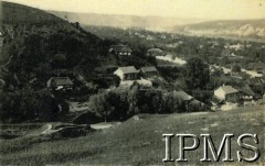 Lato 1936, Dobrowlany, pow. Drohobycz, woj. lwowskie, Polska.
Panorama miejscowości.
Fot. NN, Instytut Polski i Muzeum im. gen. Sikorskiego w Londynie [album 61 - Korpus Kadetów Nr 1 - Lwów]