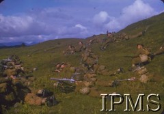 1942, Szkocja, Wielka Brytania.
Ćwiczenia 1 Pułku Strzelców.
Fot. Czołówka Filmowa, Instytut Polski i Muzeum im. gen. Sikorskiego w Londynie [kolorowe diapozytywy]. 

