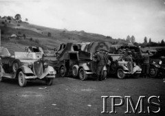 Wrzesień 1939, Węgry.2 Baon artylerii przeciwlotniczej pancerno-motorowej po przekroczeniu granicy węgierskiej.Fot. NN, Instytut Polski i Muzeum im. gen. Sikorskiego w Londynie [szuflada 45]