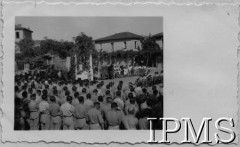1945, Włochy.
Msza święta dla żołnierzy 6 Lwowskiego Pułku Artylerii Lekkiej.
Fot. NN, Instytut Polski i Muzeum im. gen. Sikorskiego w Londynie [teczka luzem - 1945 Spinetolli].