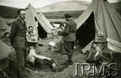 Lipiec 1940, Crawford-Stoneyburn, Wielka Brytania.
Obóz żołnierzy Polskich Sił Zbrojnych na Zachodzie.
Fot. NN, Instytut Polski i Muzeum im. gen. Sikorskiego w Londynie