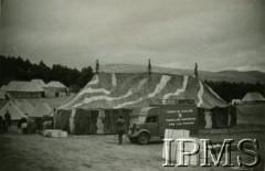 Lipiec 1940, Crawford-Stoneyburn, Wielka Brytania.
Obóz żołnierzy Polskich Sił Zbrojnych na Zachodzie, kantyna kościoła szkockiego.
Fot. NN, Instytut Polski i Muzeum im. gen. Sikorskiego w Londynie
