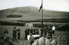 15.08.1940, Crawford-Stoneyburn, Wielka Brytania.
Obóz żołnierzy Polskich Sił Zbrojnych na Zachodzie, przysięga.
Fot. NN, Instytut Polski i Muzeum im. gen. Sikorskiego w Londynie