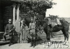 Kwiecień 1918, okolice Mohylowa.
Żołnierze I Pułku Ułanów Krechowieckich.
Fot. Instytut Polski i Muzeum im. gen. Sikorskiego w Londynie