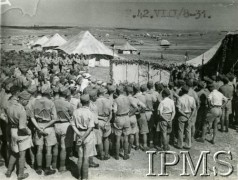 Sierpień 1942, Środkowy Wschód.
Armia Polska na Wschodzie, 1 Pułk Kawalerii Pancernej.
Fot. NN, Instytut Polski i Muzeum im. gen. Sikorskiego w Londynie