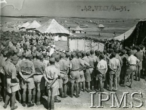 Sierpień 1942, Środkowy Wschód.
Armia Polska na Wschodzie, 1 Pułk Kawalerii Pancernej.
Fot. NN, Instytut Polski i Muzeum im. gen. Sikorskiego w Londynie