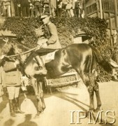 Wrzesień 1919, Warszawa, Polska.
Tor wyścigów konnych na Polach Mokotowskich, ppłk Karol Rómmel.
Fot. NN, Instytut Polski i Muzeum im. gen. Sikorskiego w Londynie