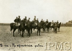 1922-1925, Lwów, Polska.
Dowódca 14 Pułku Ułanów - płk Konstanty Przeździecki z oficerami.
Fot. NN, Instytut Polski i Muzeum im. gen. Sikorskiego w Londynie