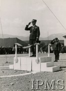 1939-1945, Murnau, III Rzesza Niemiecka.
Generał Juliusz Rómmel w czasie apelu.
Fot. NN, Instytut Polski i Muzeum im. gen. Sikorskiego w Londynie Fot. NN, Instytut Polski i Muzeum im. gen. Sikorskiego w Londynie