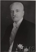 Lata 30., Warszawa, Polska.
Prezydent Ignacy Mościcki, portret.
Fot. Wydział Ilustracji Prasowej WAT, Instytut Polski im. Gen. Sikorskiego w Londynie [teczka nr 105 – Ignacy Mościcki, prezydent RP]