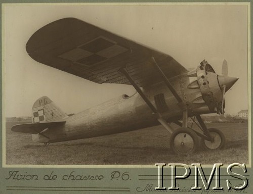 Lata 30., Warszawa, Polska.
Samolot myśliwski PZL P-6 z silnikiem Bristol-Jupiter VI FH.
Fotografia z albumu podarowanego Aleksandrowi I, królowi Jugosławii, przez Państwowe Zakłady Lotnicze.
Fot. NN, Instytut Polski i Muzeum im. gen. Sikorskiego w Londynie
