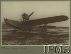 Lata 30., Warszawa, Polska.
Prototyp amfibii PZL-12 z silnikiem DH 