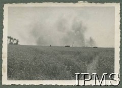 1944, Francja.
1 Dywizja Pancerna podczas walk w Europie Zachodniej. Podpis oryginalny: 