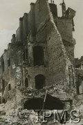 1939, Warszawa, Polska.
Zniszczona zabudowa ulicy Marszałkowskiej.
Fot. NN, Instytut Polski im. Gen. Sikorskiego w Londynie. [szuflada P1]