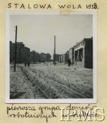 1938, Stalowa Wola, Polska.
Budowa pierwszej grupy domów robotniczych.
Fot. inż. Bronisław Rudziński, Instytut Polski i Muzeum im. gen. Sikorskiego w Londynie