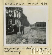 1939, Stalowa Wola, Polska.
Rozbudowa dzielnicy robotniczej.
Fot. inż. Bronisław Rudziński, Instytut Polski i Muzeum im. gen. Sikorskiego w Londynie