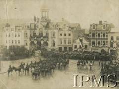 10.02.1920, Wejherowo, Polska.
Uroczystości na rynku miasta z udziałem żołnierzy Legionów Polskich.
Fot. NN, Instytut Polski i Muzeum im. gen. Sikorskiego w Londynie