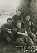 Lata 40., Wielka Brytania.
Polscy żołnierze, późniejsi cichociemni.
Fot. NN, Instytut Polski i Muzeum im. gen. Sikorskiego w Londynie [teczka - cichociemni].