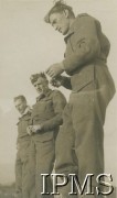 Lata 40., Wielka Brytania.
Polscy żołnierze, późniejsi cichociemni.
Fot. NN, Instytut Polski i Muzeum im. gen. Sikorskiego w Londynie [teczka - cichociemni].
