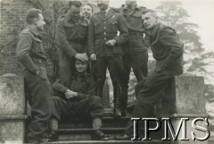 Lata 40., Wielka Brytania.
Polscy żołnierze, późniejsi cichociemni.
Fot. NN, Instytut Polski i Muzeum im. gen. Sikorskiego w Londynie [teczka - cichociemni].