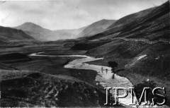 Po 13.07.1940, Biggar (okolice), Szkocja, Wielka Brytania. 
Krajobraz w okolicy Biggar.
Fot. NN, Instytut Polski i Muzeum im. gen. Sikorskiego w Londynie [teczka luzem Januszajtis].