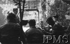 Początek lat 40., Wielka Brytania.
I Korpus Polski, wojskowy zespół muzyczny.
Fot. NN, Instytut Polski i Muzeum im. gen. Sikorskiego w Londynie [teczka luzem Januszajtis].