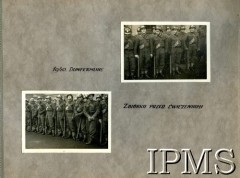 Październik 1940, Dunfermline, Szkocja, Wielka Brytania.
Załoga Pociągu Pancernego nr 4 na zbiórce przed ćwiczeniami.
Fot. NN, Dziennik działań Pociągu Pancernego 