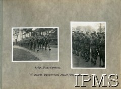 8.11.1940, Dunfermline, Szkocja, Wielka Brytania.
Załoga Pociągu Pancernego nr 4 na zbiórce w dniu wizyty prezydenta Władysława Raczkiewicza.
Fot. NN, Dziennik działań Pociągu Pancernego 
