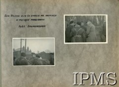 13.01.1941, Saxmundham, Anglia, Wielka Brytania.
Dowódca 42 Dywizji generał H. Willcox podczas inspekcji Pociągu Pancernego 