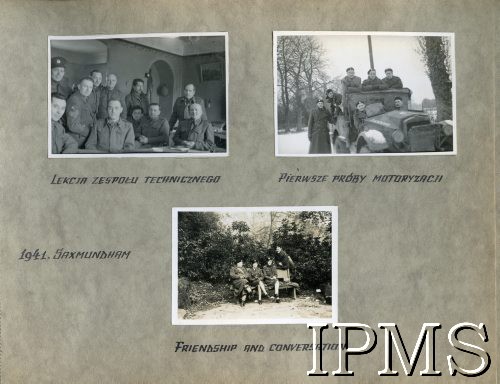 1941, Saxmundham, Anglia, Wielka Brytania.
Żołnierze Pociągu Pancernego 