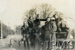 1942, Ipswich, Anglia, Wielka Brytania.
Żołnierze Pociągu Pancernego 