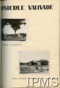 1943-1947, Valivade-Kolhapur, Indie.
Osiedle dla polskich uchodźców: brama wjazdowa, dom starosty i inne budynki mieszkalne.
Fot. NN, Kronika osiedla polskiego Valivade-Kolhapur, Indie, tom I, Instytut Polski i Muzeum im. gen. Sikorskiego w Londynie