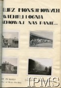 1943-1947, Valivade-Kolhapur, Indie.
Osiedle dla polskich uchodźców.  Budynki zniszczone podczas burzy monsunowej oraz mieszkańcy osiedla uczestniczący w ćwiczeniach przeciwpożarowych.
Fot. NN, Kronika osiedla polskiego Valivade-Kolhapur, Indie, tom I, Instytut Polski i Muzeum im. gen. Sikorskiego w Londynie