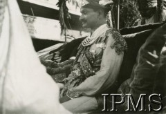 31.03.1947, Kolhapur, Indie.
Sziwadzi Chatrapati VI - nowy maharadża Księstwa Kolhapur podczas uroczystości adopcyjnych.
Fot. NN, Kronika osiedla polskiego Valivade-Kolhapur, Indie, tom III, Instytut Polski i Muzeum im. gen. Sikorskiego w Londynie