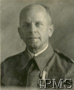 Styczeń 1942, Tatiszczewo, ZSRR.
Podpułkownik dyplomowany Antoni Szymański - dowódca 15 Pułku Piechoty 